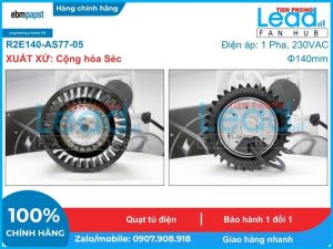 Quạt tủ điện EBMPAPST R2E140-AQ03-12, 230VAC, 140mm  