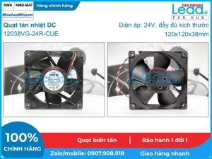 Quạt hút ADDA AQ1224HB-F51, 24VDC, 120x120x38mm  