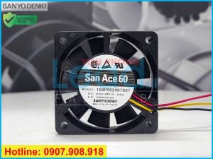 Quạt biến tần NMB 2406VL-S5W-B79, 24VDC, 60x60x15mm  