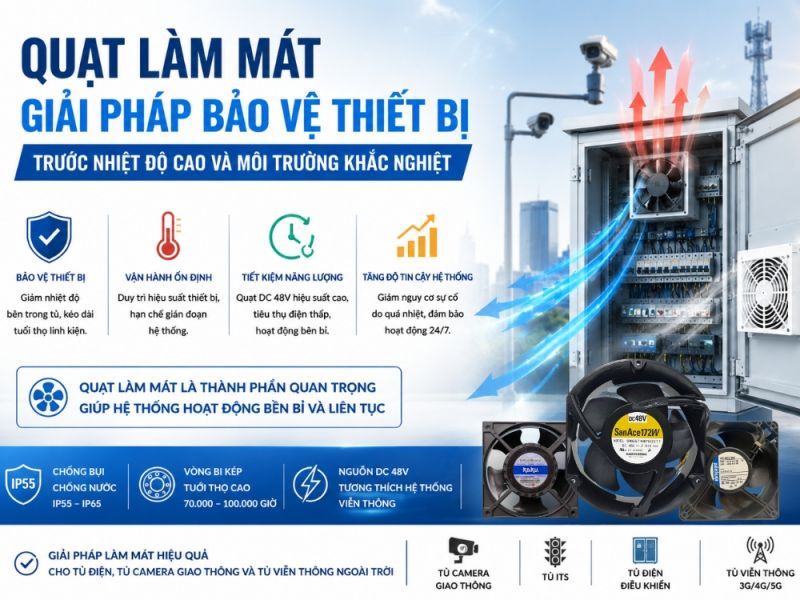 Quạt làm mát cho tủ viễn thông ngoài trời – Giải pháp bảo vệ thiết bị và duy trì hoạt động ổn định GIẢI PHÁP KỸ THUẬT THÔNG TIN quạt tủ viễn thông ngoài trời quạt thông gió tủ điều khiển quạt làm mát tủ điện ngoài trời quạt làm mát tủ viễn thông quạt làm mát tủ BTS quạt EC cho tủ viễn thông quạt chống nước quạt chống ẩm quạt chịu nhiệt quạt AC cho tủ điện quạt 48V cho tủ viễn thông outdoor telecom cabinet fan inverter fan cabinet fan Quạt làm mát cho tủ viễn thông ngoài trời – Giải pháp bảo vệ thiết bị và duy trì hoạt động ổn định GIẢI PHÁP KỸ THUẬT THÔNG TIN quạt tủ viễn thông ngoài trời quạt thông gió tủ điều khiển quạt làm mát tủ điện ngoài trời quạt làm mát tủ viễn thông quạt làm mát tủ BTS quạt EC cho tủ viễn thông quạt chống nước quạt chống ẩm quạt chịu nhiệt quạt AC cho tủ điện quạt 48V cho tủ viễn thông outdoor telecom cabinet fan inverter fan cabinet fan
