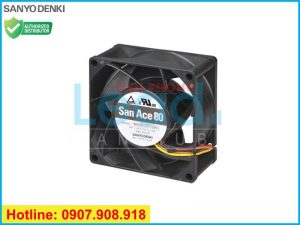 Quạt biến tần SANYO DENKI 9HV0824P1G0061, 24VDC, 80x80x38mm  