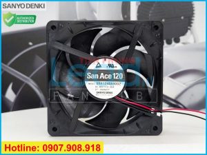 Quạt hút SANYO DENKI 9G1248A402, 48VDC, 120x120x25mm  